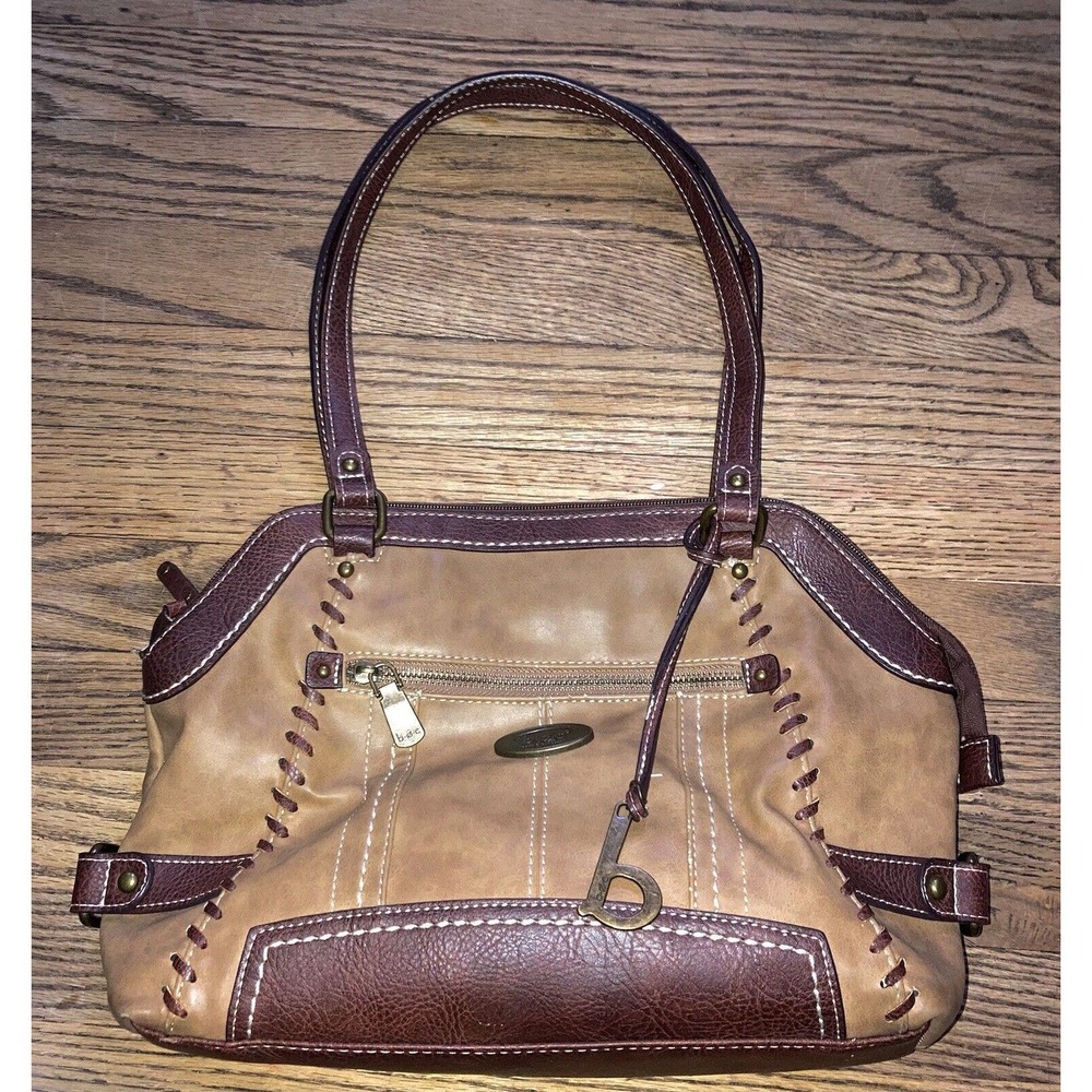 Gorgeous Vintage BOC Brown Faux Leather Purse Shoulder Bag BEAUTIFUL